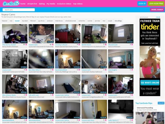 Camsoda Voyeur Cams