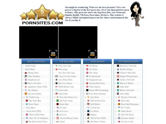 FiveStarPornSites